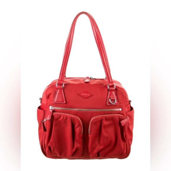 MZ Wallace Shoulder Bag Roxy Bedford Handbag Poppy Red 13 × 10 × 6 - Picture 5 of 16